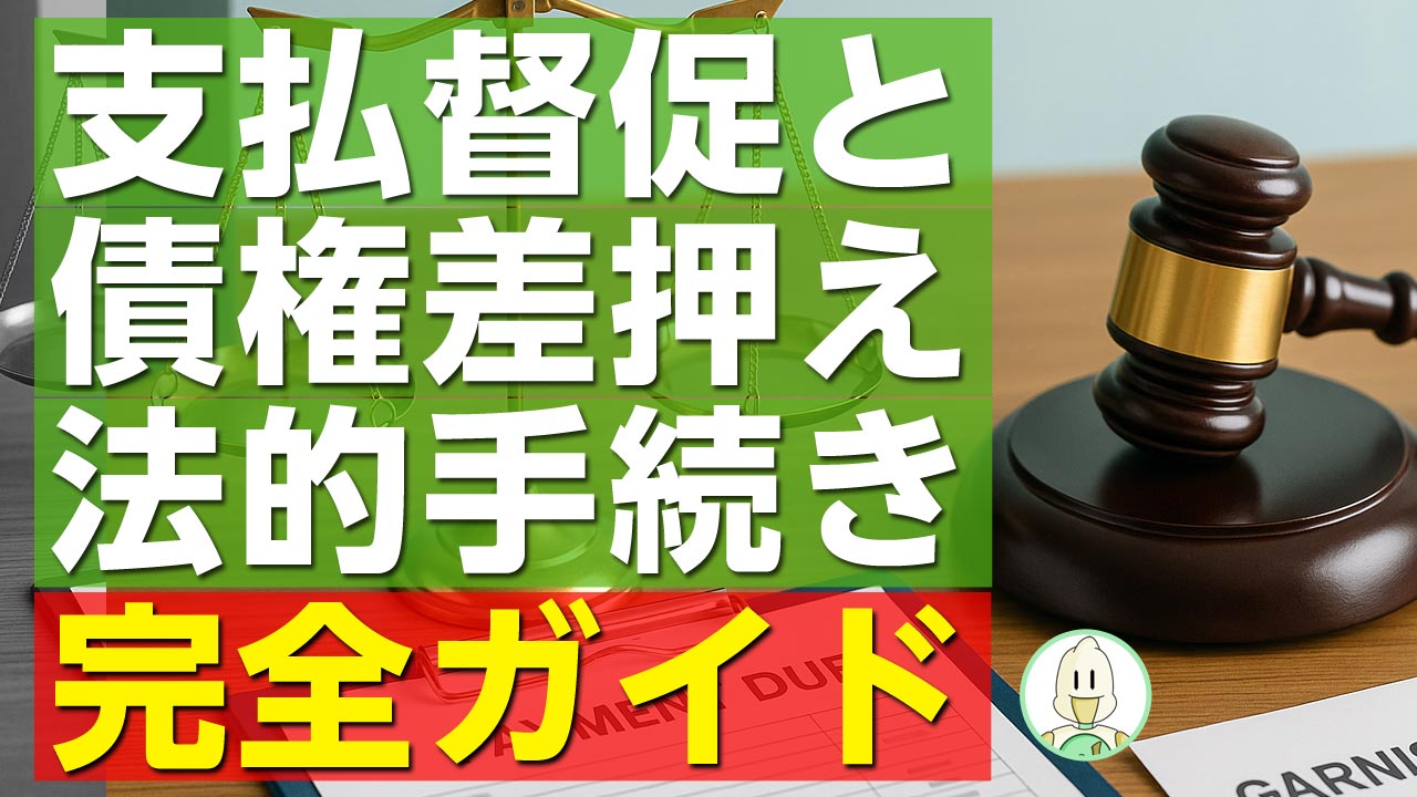 支払督促と債権差押えの法的手続き完全ガイドのイメージ