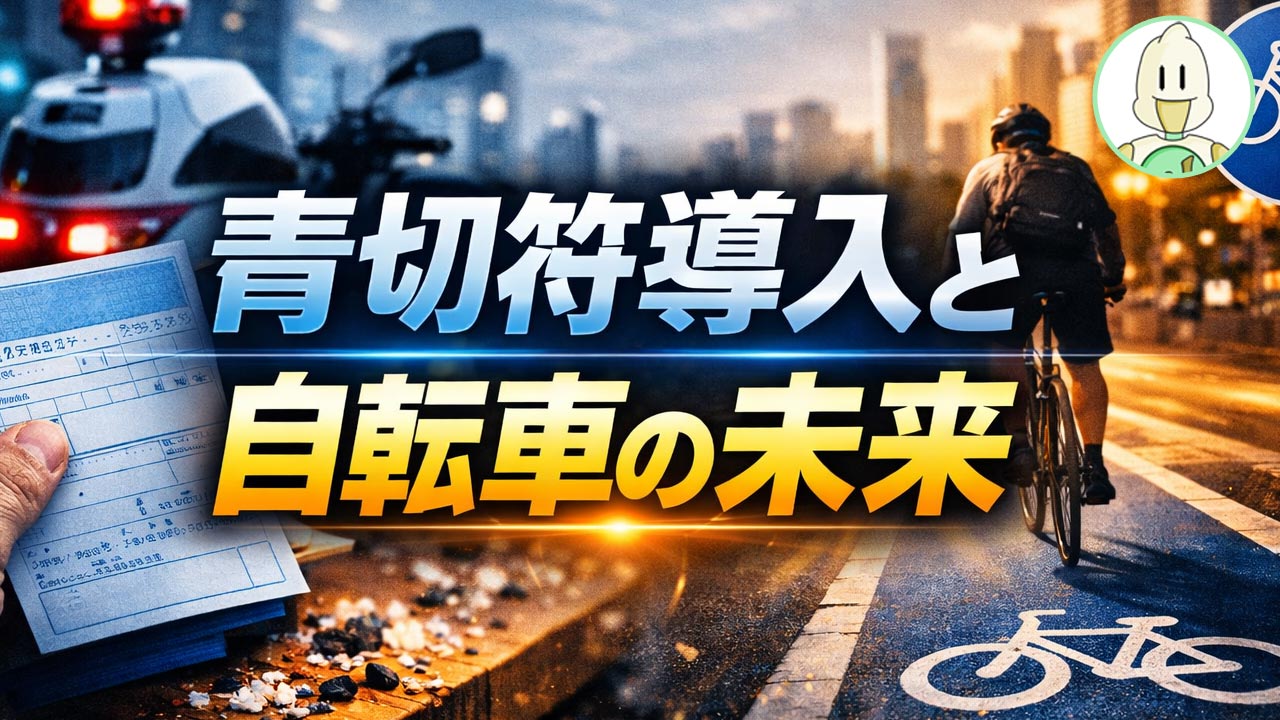 青切符導入と自転車の未来のイメージ